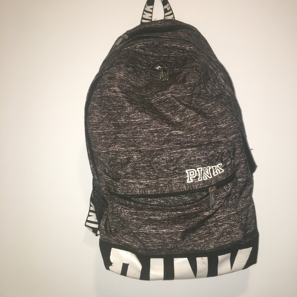 PINK BACKPACK DARK GREY